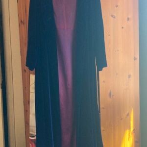 Full length open coat